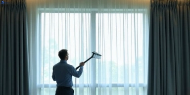 Commercial drapes cleaning service albany-creek hotels offices
