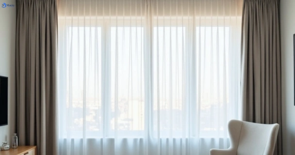Restored vibrant drapes in albany-creek QLD after Matty Curtain Cleaning